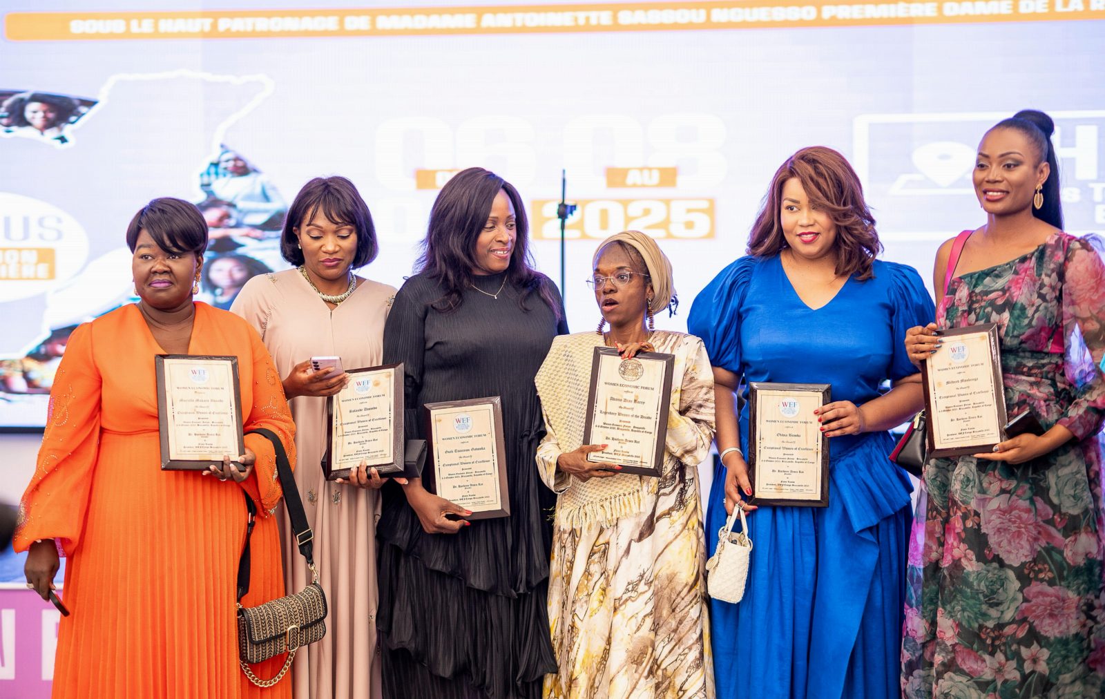 Femmes primées au Women Economic Forum 2025, sous le haut patronage de la Première Dame — Brazzaville